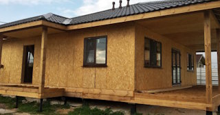 Одноэтажный дом из панелей под ключ в Красногорске - Строй-Крр от 135577 рублей