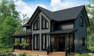 Проекты каркасных домов с террасой от 3651 рублей | Строй-Крр