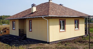 Одноэтажный дом из панелей под ключ в Красногорске - Строй-Крр от 135577 рублей